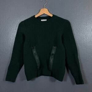 Opening Ceremony XS/S women’s Green 100% wool crew neck sweater